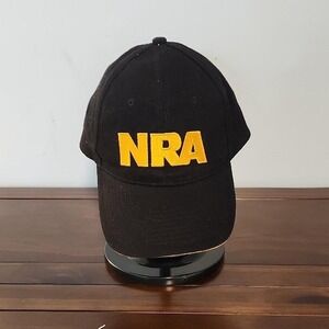 NRA Black and Yellow Cap